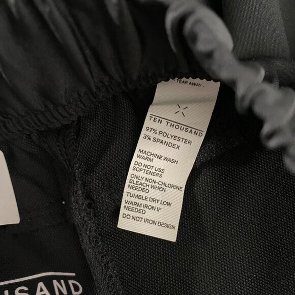 Ten Thousand Shorts‎ Mens Small Black Unlined Athletic Polyester Spandex SS-1372 - Picture 9 of 9